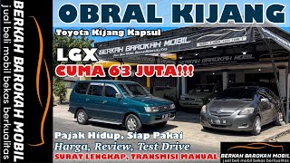 OBRAL KIJANG‼️TOYOTA KIJANG LGX CUMA 63 JUTA‼️PAJAK HIDUP, SIAP PAKAI‼️