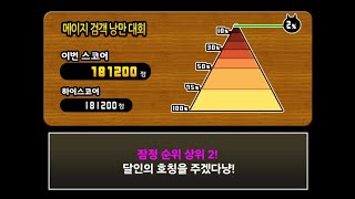 낭만 가득한 낭만 대회 2% (냥코 대전쟁)