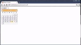 jQuery Tutorial 154 Datepicker