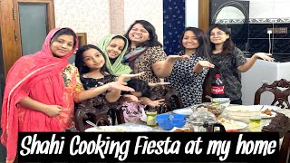 শাহী/মুঘলাই রান্না করলাম সবাই মিলে।। Shahi cooking fiesta at my home || Dhaka vlogs