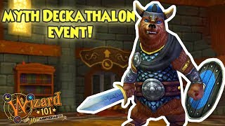 Wizard101: Myth Deckathalon *ALL* Stages \u0026 FINAL BOSS!