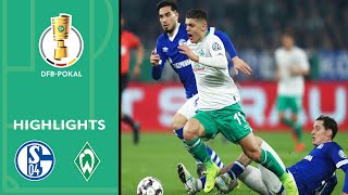 Bremen advances with two brilliant goals | Schalke 04 vs. Werder Bremen 0-2 | Highlights | DFB-Pokal