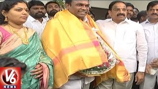 Chirumilla Rakesh Takes Charge As Telangana State Technology Services Chairman | V6 News