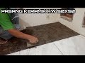 CARA PASANG KERAMIK LANTAI 50X50 Cepat dan rapih #ond3hchannel