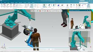 Siemens Tecnomatix Process Simulate How to Move Part to Positioner