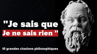 10 Citations Philosophiques Qui Vont Vous Inspirer - Citation Inspirante 😱