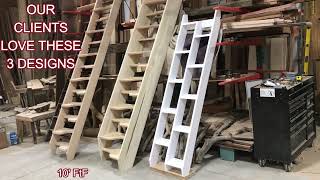 Our Clients Love these Alternating-Tread Stair Designs