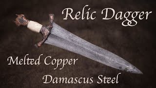 Forging a Relic Dagger from Damascus Steel (Dagger Challenge)