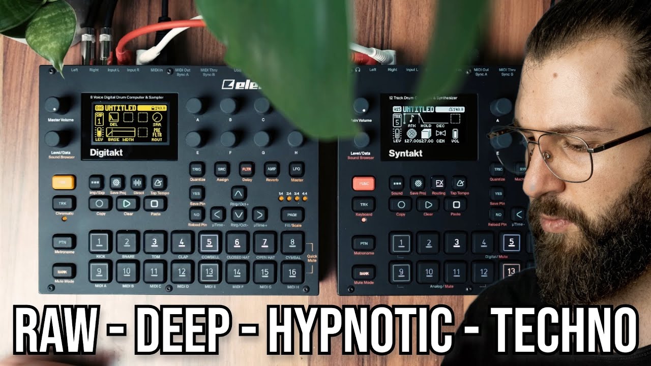 Syntakt Digitakt Raw Deep Hypnotic Techno Youtube