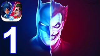 DC Heroes & Villains Match 3 - Gameplay Walkthrough Part 1 Tutorial Batman, Two Face (iOS, Android)