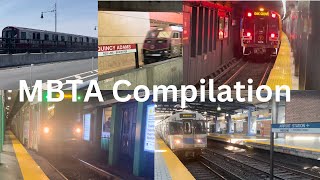 MBTA ALL Trains Compilation