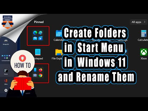 How to Create Folders in Start Menu in Windows 11 and Rename Them