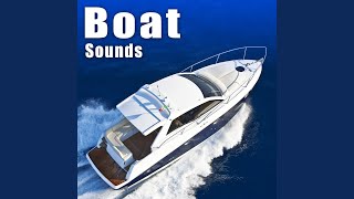 450 Hp Inboard Speed Boat Passes by at Fast Speed