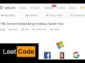 LeetCode Top Interview Questions Series | Convert Sorted Array to Binary Search Tree | Java