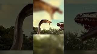 龍蛇大戰一觸即發，眼鏡蛇一招被秒？#复活侏罗纪#Jurassic Revival#shorts