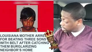 Shuler King - Woman Arrested For Beating Her Sons after Catching Them Committing Burglary!!!