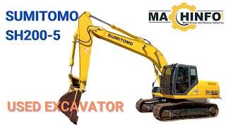 SUMITOMO SH200-5 used excavator from Japan | Machinfo