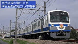 西武多摩川線101系 伊豆箱根鉄道コラボ電車 2017年9月