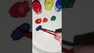 color recipes from just red, blue, yellow | color mixing #shorts #paintmixing #colors #colortheory