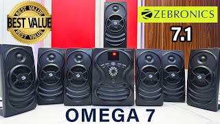 ZEBRONICS Omega 7.1 Home Theatre Speaker | ZEBRONICS Home Theatre Unboxing And Review