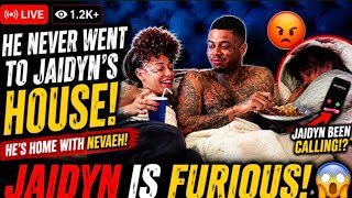 Blueface Goes LIVE With Nevaeh & Fans Notice He Never Went To Jaidyn’s House 😳