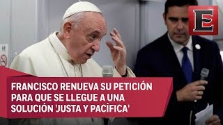 El Papa teme baño de sangre en Venezuela; ofrece mediación