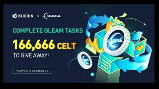 KUCOIN - Celestial : CELT토큰 참가자 전원 균등 분배 이벤트!( 총 리워드풀 166,666 CELT ! 간단 간단~ ) / 놀면 뭐해요?