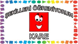 ŞEKİLLERİ ÖĞRENİYORUM // KARE