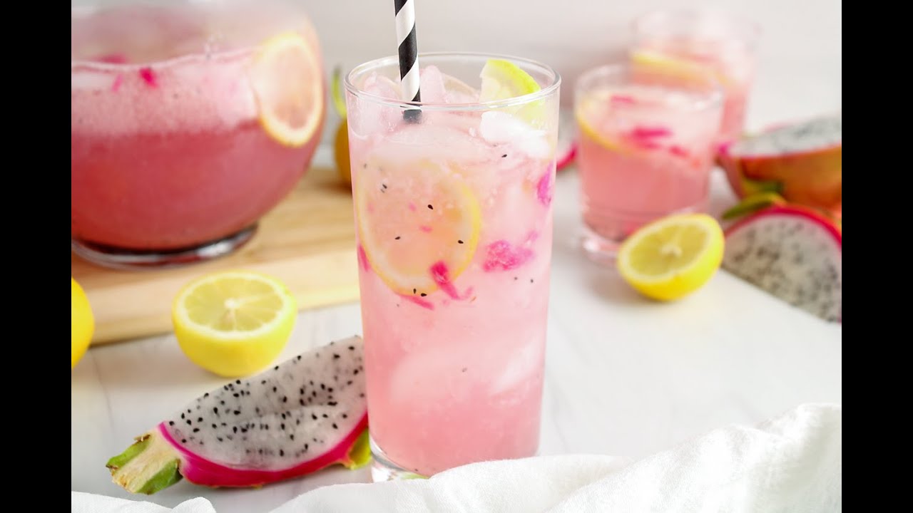 Dragon Fruit Lemonade - YouTube