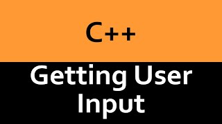 First C++ Simple Program adding CIN to get User Input