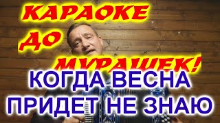 КОГДА ВЕСНА ПРИДЕТ НЕ ЗНАЮ! КАРАОКЕ ДО МУРАШЕК