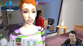 Our First POLY RELATIONSHIP in Knutley! Sims 2 Custom 'Hood (Streamed 05/17/2021)
