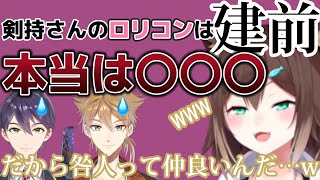 【衝撃の性癖】5年目にして剣持刀也と咎人のまさかの真実に気づく文野環【にじさんじ/切り抜き/文野環/剣持刀也/伏見ガク】