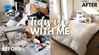 DECLUTTER & ORGANISE WITH ME! 🏡 spring clean & spare room tidy • beauty products and board games