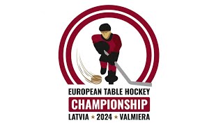 Eiropas čempionāts galda hokejā 2024. Valmiera, Latvija.