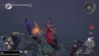 仁王NIOH 阿勝表演浮空術 不愧是女忍者啊！Okatsu floating in the air !