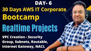 DAY 6 | AWS VPC Creation - Security Group, Subnets, Routable, Internet Gateway, NACL Part -2