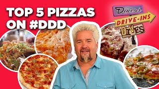 TOP 5 Pizzas in #DDD  History with Guy Fieri | Diners, Drive-Ins and Dives | Foo