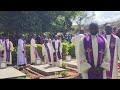 BURIAL RITES OF A CATHOLIC PRIEST. FR NICODEMUS OBUORWO SDB. DON BOSCO UPPERHILL AND DON BOSCO UTUME