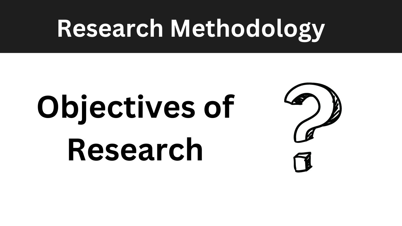 Research Objectives | Objectives Of Research Methodology | Purpose Of ...