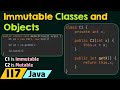 Immutable Classes and Objects in Java