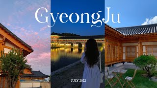 Korea Travel Vlog 🇰🇷 A Traditional City, Gyeongju 🌱 Summer Fun, Cafe Hopping, Aesthetic Places