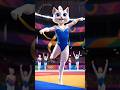 Cute Cat Olympics games #youtubeshorts #reels #tiktok #aicat