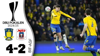 Brøndby AGF 4-2 Highlights Oddset Pokalen | Brøndby vs AGF