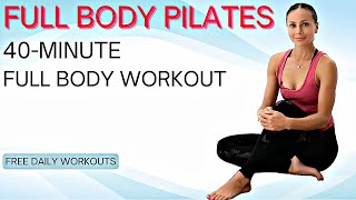 40-Minute FULL BODY WORKOUT || At-Home Pilates (modifications)