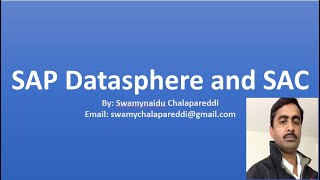 12. | SAP Datasphere Transformation Flow | Datasphere Transformation Flow | Transformation Flow |