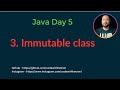 Day 5 - [#3] Immutable class