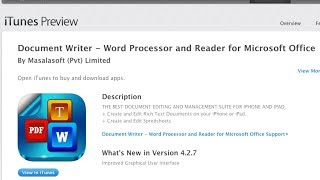 Document Writer Word Processor and Reader for Microsoft Office