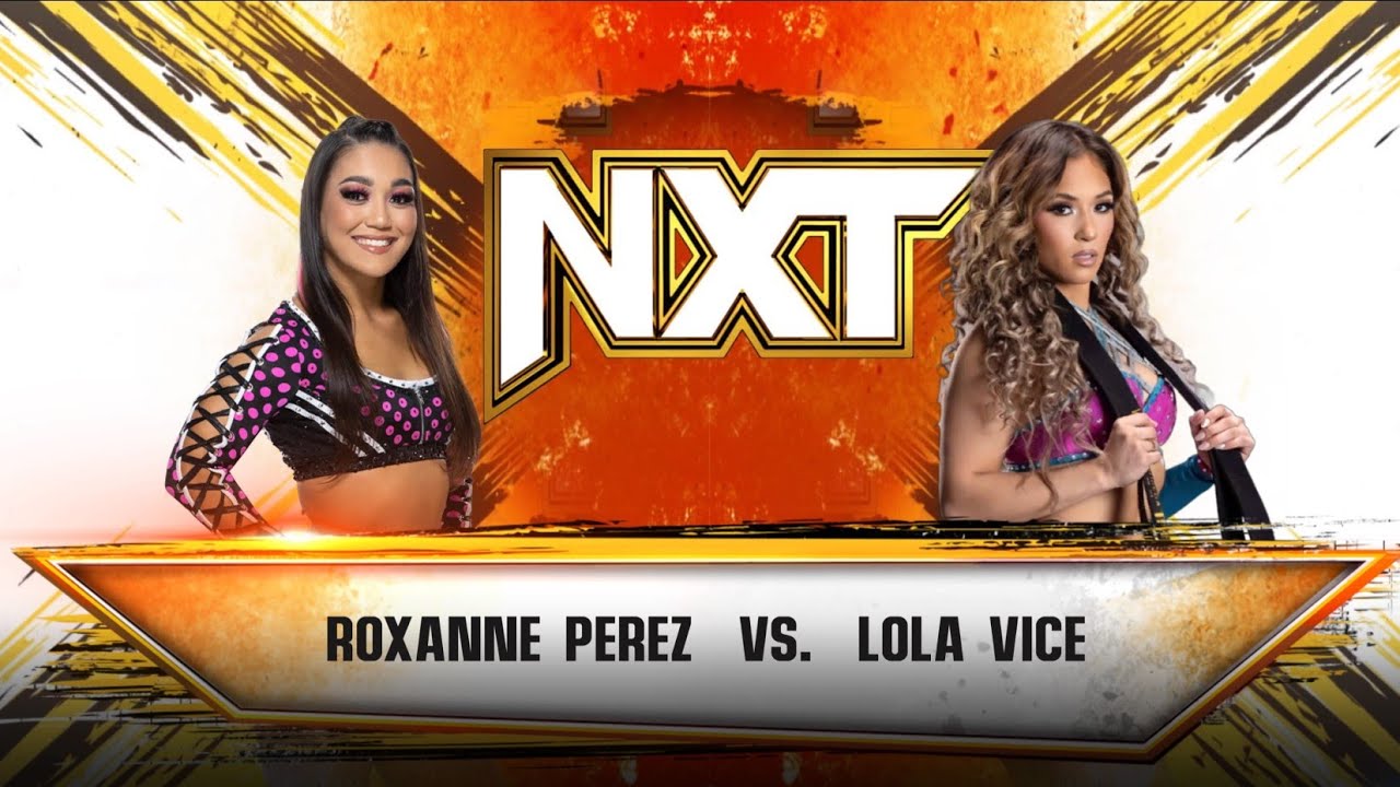 Roxanne Perez Vs Lola Vice Nxt Preview Wwe 2k23 Youtube