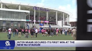 Inter Miami defeats Portland Timbers, secures first win at Nu Stadium